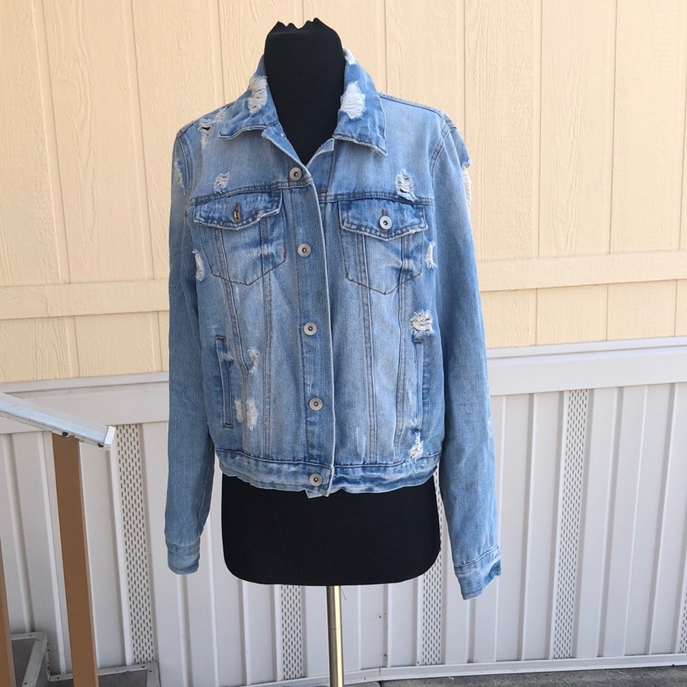 Pretty Blue Jean Designer Jacket by Ci Sono